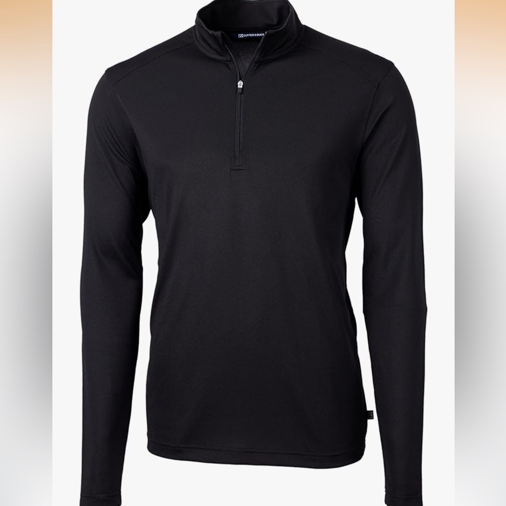 Cutter & Buck Men's Black Quarter-Zip top